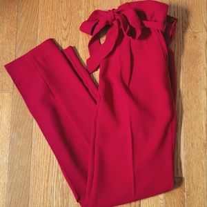 Express women's red dress pants